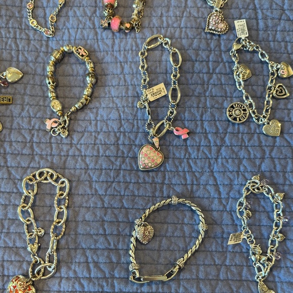 Brighton Silver and Pink Charm Bracelets - Picture 5 of 9